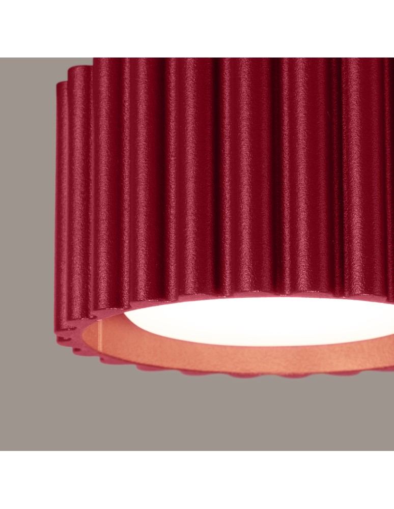 Ceiling lamps - Sollux Plafond AURA 1 burgundy Gx53 SL.1822 - product kolory-swiatla.pl 4