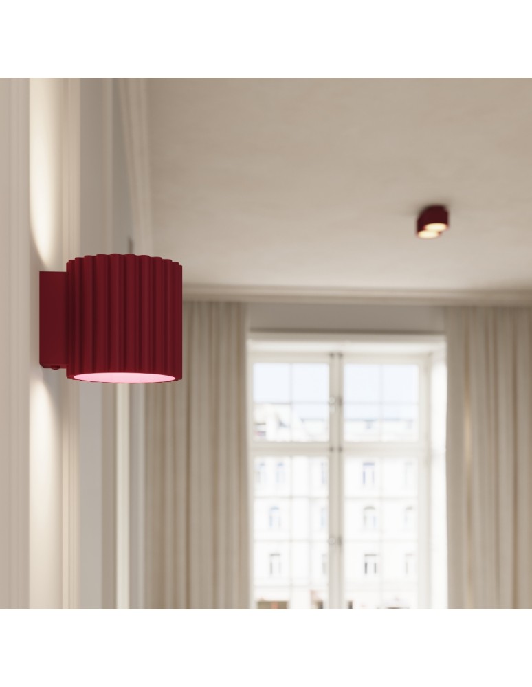Ceiling lamps - Sollux Plafond AURA 1 burgundy Gx53 SL.1822 - product kolory-swiatla.pl 11