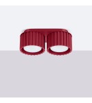 Ceiling lamps - Sollux Plafond AURA 2 burgundy Gx53 SL.1823 - product 2