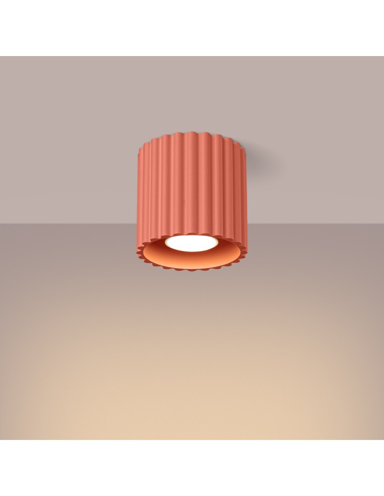 Ceiling lamps - Sollux Plafond AURA 1 peach GU10 SL.1824 - product kolory-swiatla.pl 3