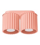 Sollux Plafon AURA 2 brzoskwiniowy GU10 SL.1825