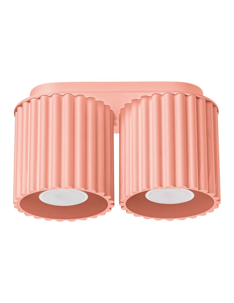 Ceiling lamps - Sollux Plafond AURA 2 peach GU10 SL.1825 - product kolory-swiatla.pl 1