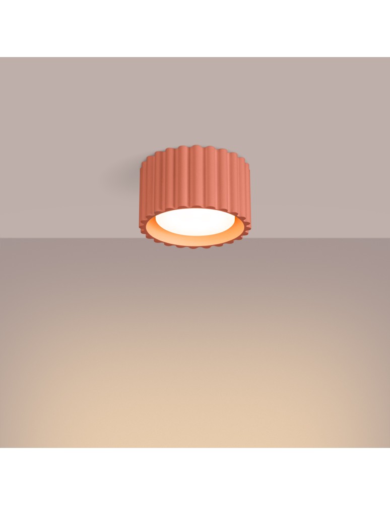 Ceiling lamps - Sollux Plafond AURA 1 peach Gx53 SL.1827 - product kolory-swiatla.pl 3
