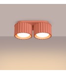 Sollux Plafon AURA 2 brzoskwiniowy Gx53 SL.1828