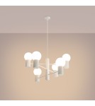 Chandeliers - Sollux Chandelier HALO 6 white SL.1829 - product 3