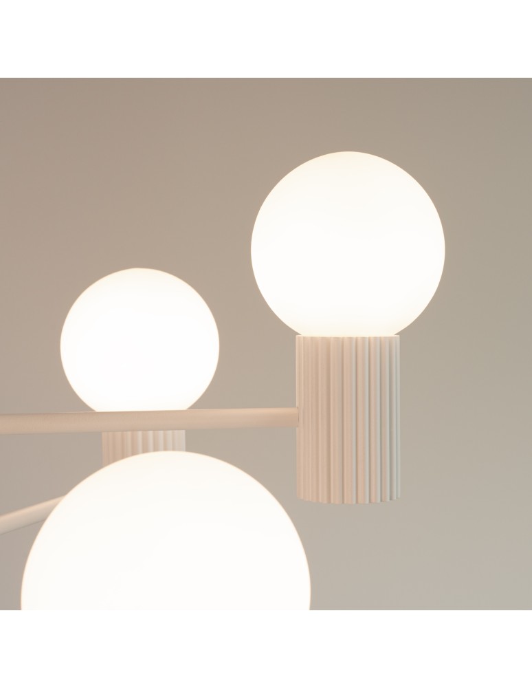 Chandeliers - Sollux Chandelier HALO 6 white SL.1829 - product kolory-swiatla.pl 4