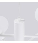 Chandeliers - Sollux Chandelier HALO 6 white SL.1829 - product 6