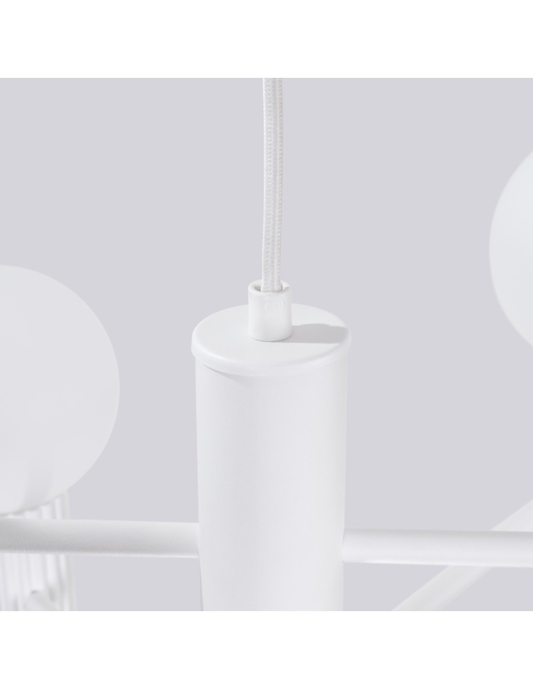 Chandeliers - Sollux Chandelier HALO 6 white SL.1829 - product kolory-swiatla.pl 6