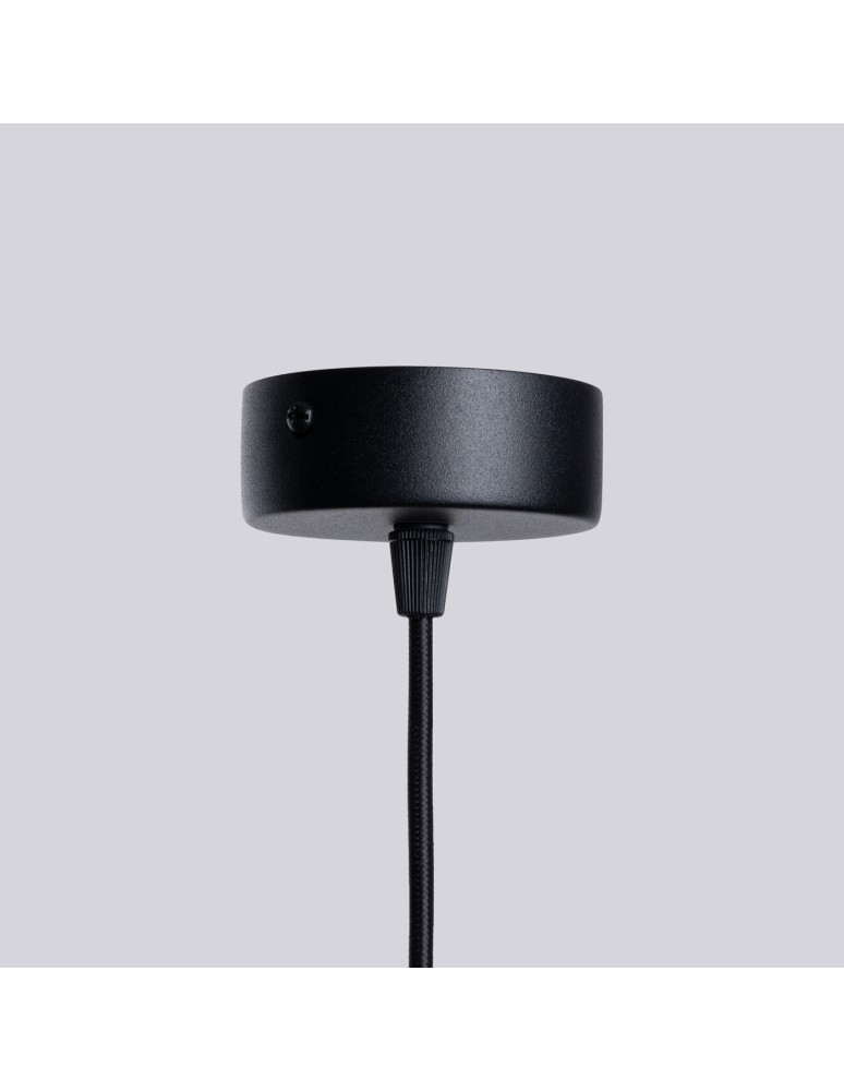 Chandeliers - Sollux Chandelier HALO 6 black SL.1830 - product kolory-swiatla.pl 7