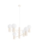 Chandeliers - Sollux Chandelier HALO 6 beige SL.1831 - product 1