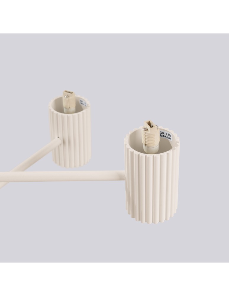 Chandeliers - Sollux Chandelier HALO 6 beige SL.1831 - product kolory-swiatla.pl 8