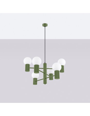 Sollux Chandelier HALO 6 olive green SL.1832 - product 2