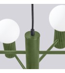 Chandeliers - Sollux Chandelier HALO 6 olive green SL.1832 - product 6