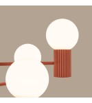 Chandeliers - Sollux Chandelier HALO 6 ochre red SL.1833 - product 4