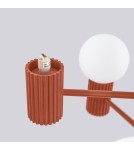 Chandeliers - Sollux Chandelier HALO 6 ochre red SL.1833 - product 8