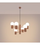 Sollux Żyrandol HALO 6 mocca SL.1834