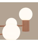 Chandeliers - Sollux Chandelier HALO 6 mocca SL.1834 - product 4