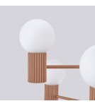 Chandeliers - Sollux Chandelier HALO 6 mocca SL.1834 - product 5