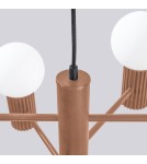 Sollux Żyrandol HALO 6 mocca SL.1834