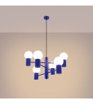 Sollux Żyrandol HALO 6 ultramaryna SL.1835