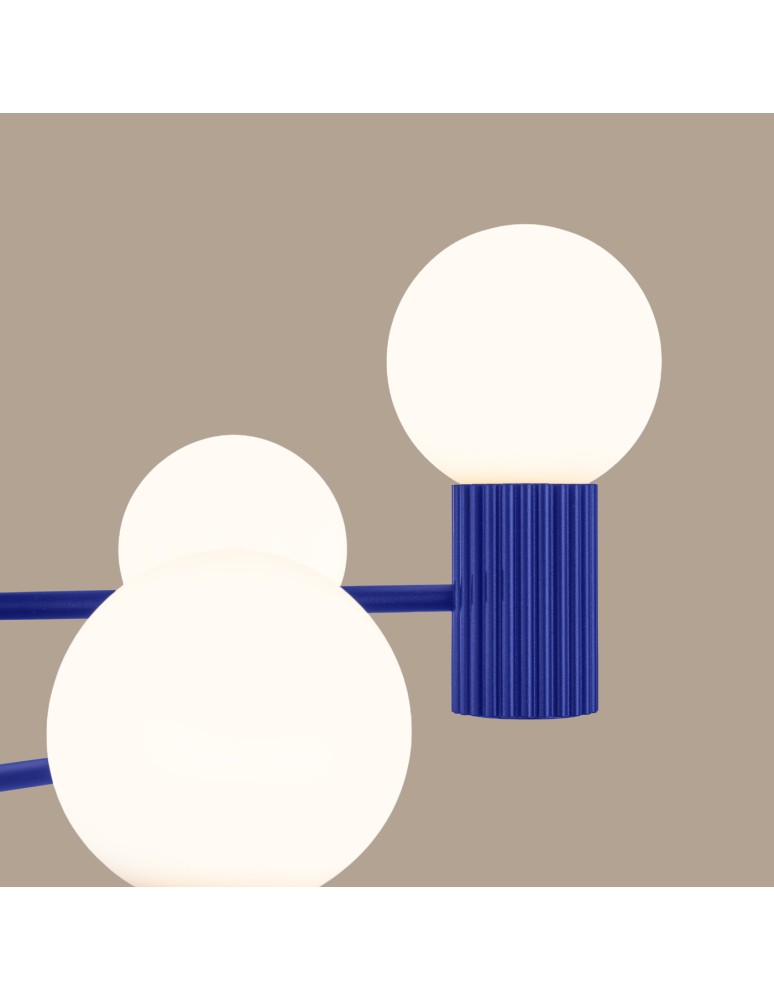 Chandeliers - Sollux Chandelier HALO 6 ultramarine SL.1835 - product kolory-swiatla.pl 4