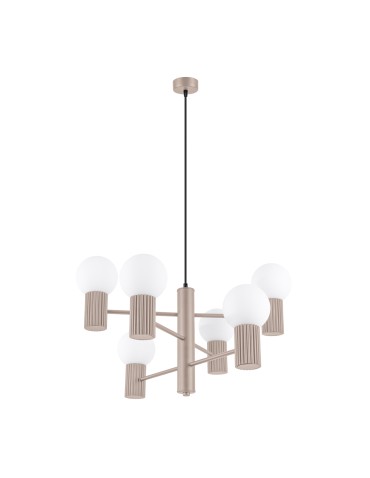 Sollux Chandelier HALO 6 taupe SL.1836