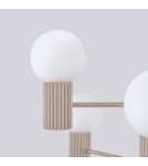 Chandeliers - Sollux Chandelier HALO 6 taupe SL.1836 - product 5