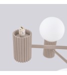 Chandeliers - Sollux Chandelier HALO 6 taupe SL.1836 - product 8