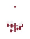 View Sollux Chandelier HALO 6 burgundy SL.1837
