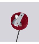 Chandeliers - Sollux Chandelier HALO 6 burgundy SL.1837 - product 9