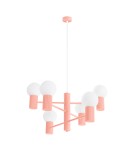 Chandeliers - Sollux Chandelier HALO 6 peach SL.1838 - product 1