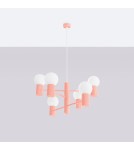 Chandeliers - Sollux Chandelier HALO 6 peach SL.1838 - product 2