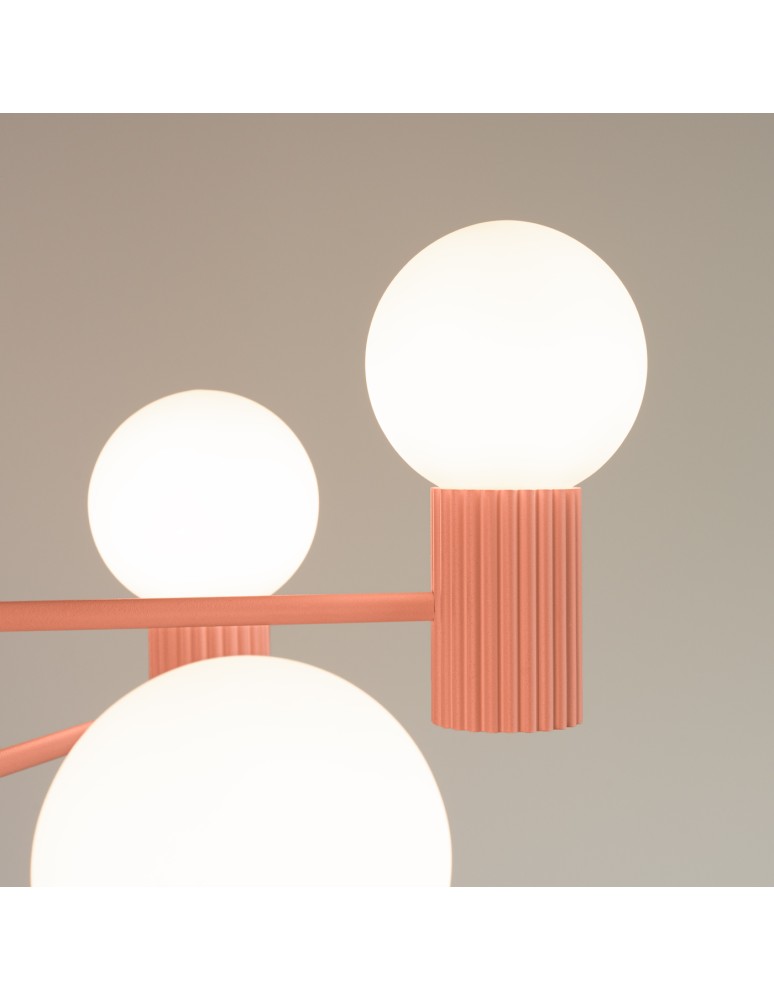 Chandeliers - Sollux Chandelier HALO 6 peach SL.1838 - product kolory-swiatla.pl 4