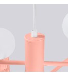 Chandeliers - Sollux Chandelier HALO 6 peach SL.1838 - product 6