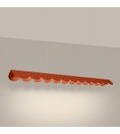 Thoro Lampa wisząca BISCUIT ochra czerwona LED 3000K TH.558