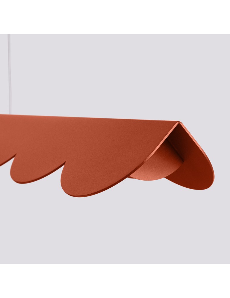 Pendant lamps over the island - Thoro BISCUIT ochre red LED 3000K pendant lamp TH.558 - product kolory-swiatla.pl 5