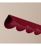 Thoro Lampa wisząca BISCUIT burgund LED 3000K TH.560