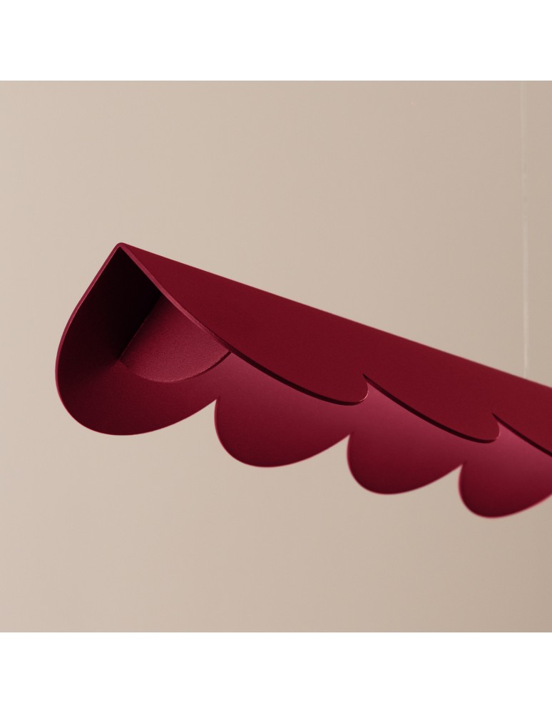 Pendant lamps over the island - Thoro BISCUIT burgundy LED 3000K pendant lamp TH.560 - product kolory-swiatla.pl 4