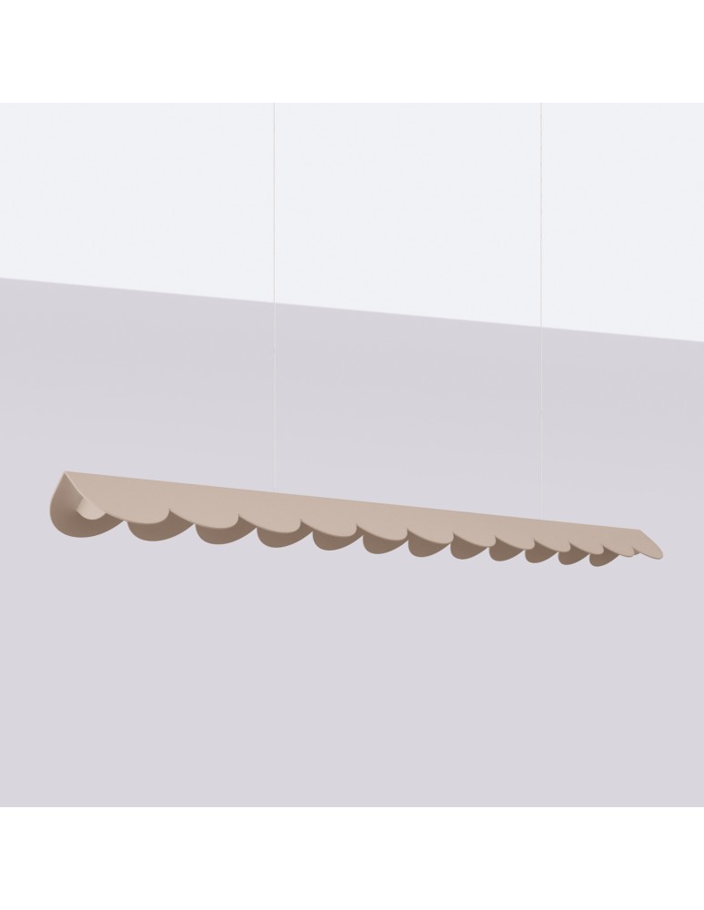 Pendant lamps over the island - Thoro BISCUIT taupe LED 3000K pendant lamp TH.561 - product kolory-swiatla.pl 2