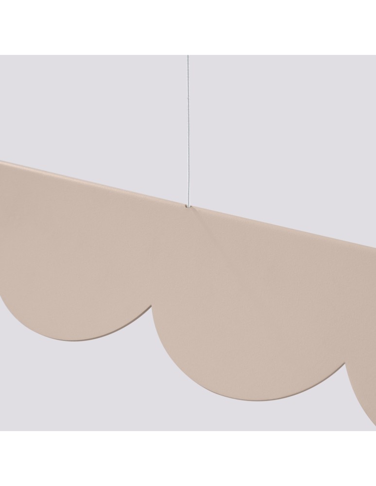 Pendant lamps over the island - Thoro BISCUIT taupe LED 3000K pendant lamp TH.561 - product kolory-swiatla.pl 6