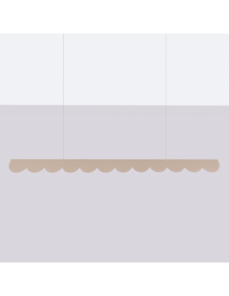 Pendant lamps over the island - Thoro BISCUIT taupe LED 3000K pendant lamp TH.561 - product kolory-swiatla.pl 9