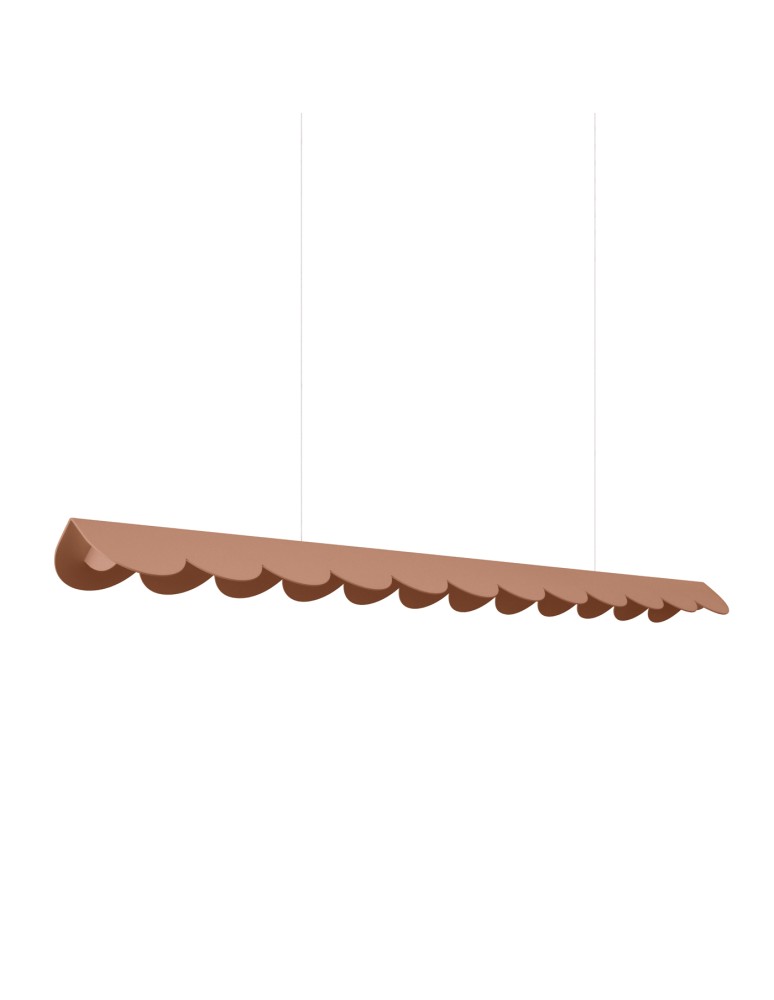 Pendant lamps over the island - Thoro BISCUIT mocca LED 3000K pendant lamp TH.562 - product kolory-swiatla.pl 1