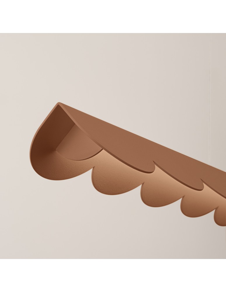 Pendant lamps over the island - Thoro BISCUIT mocca LED 3000K pendant lamp TH.562 - product kolory-swiatla.pl 4