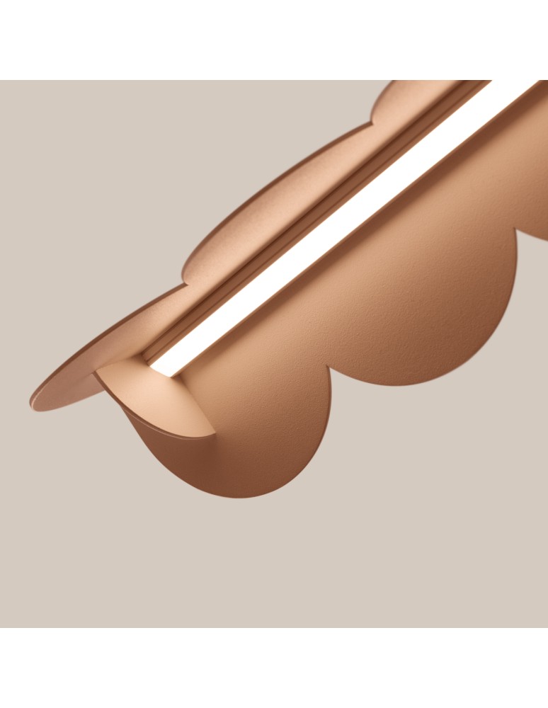 Thoro Lampa wisząca BISCUIT mocca LED 3000K TH.562