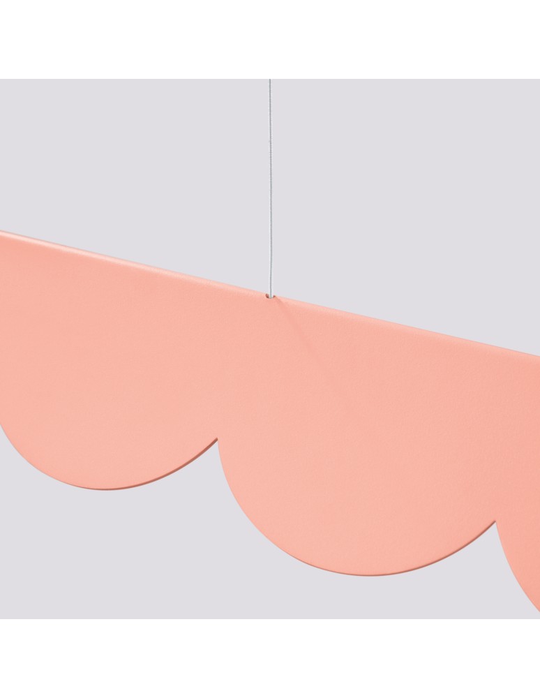 Pendant lamps over the island - Thoro BISCUIT peach LED 3000K pendant lamp TH.563 - product kolory-swiatla.pl 6