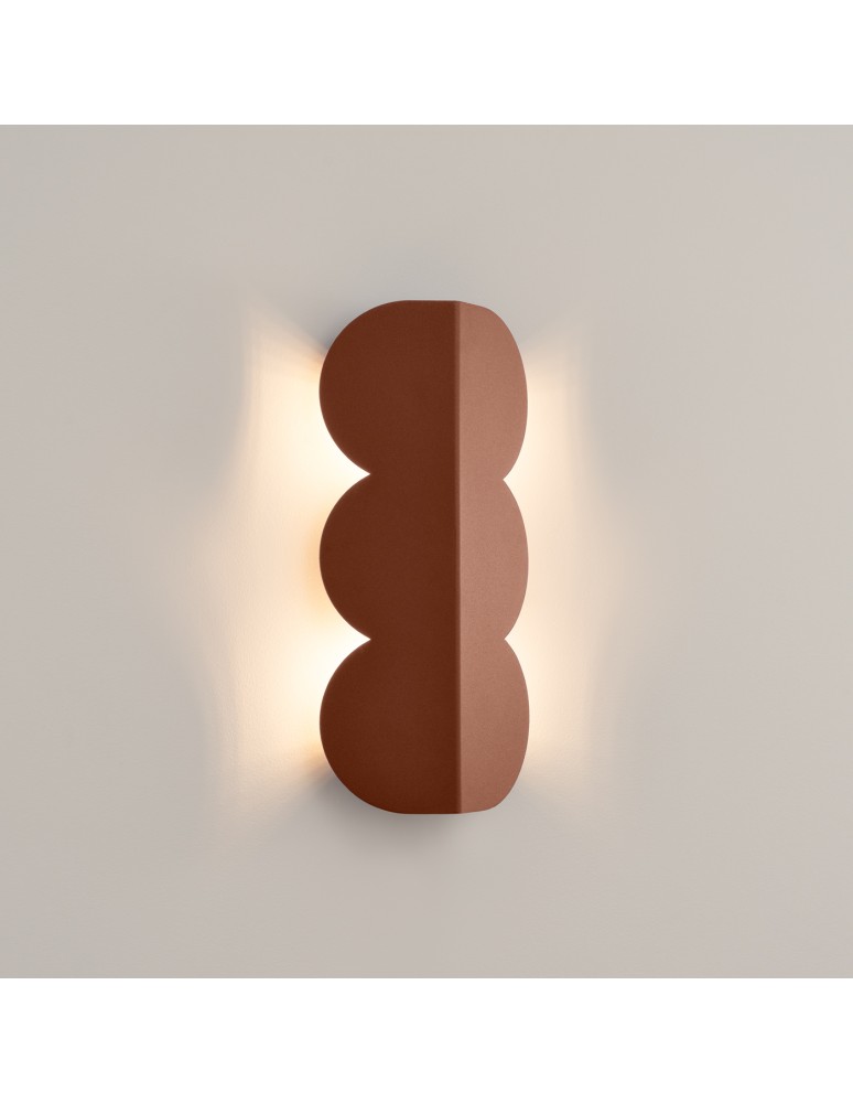 Modern wall lamps - Thoro Wall lamp BISCUIT mocca TH.567 - product kolory-swiatla.pl 3