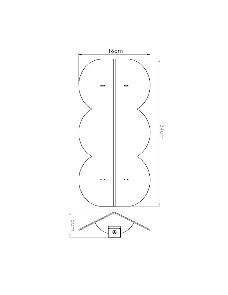 Modern wall lamps - Thoro Wall lamp BISCUIT mocca TH.567 - product kolory-swiatla.pl 9
