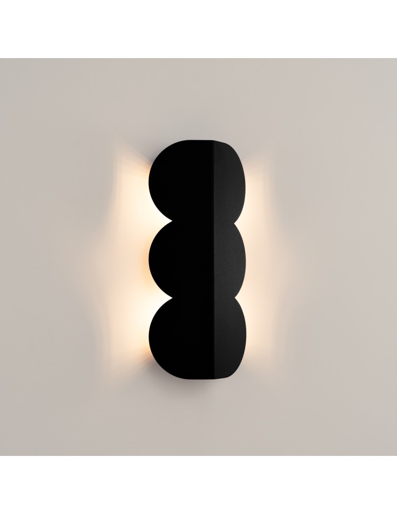 Modern wall lamps - Thoro Wall lamp BISCUIT black TH.568 - product kolory-swiatla.pl 3
