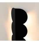 Modern wall lamps - Thoro Wall lamp BISCUIT black TH.568 - product 4