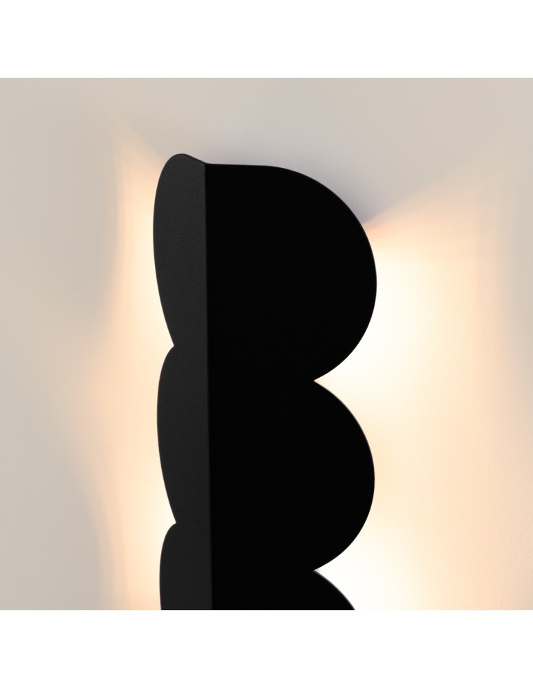 Modern wall lamps - Thoro Wall lamp BISCUIT black TH.568 - product kolory-swiatla.pl 4